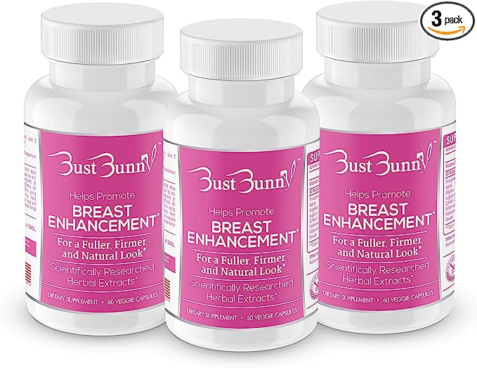 Bust Bunny | Natural Breast Enlargement & Enhancement | 60 Capsules